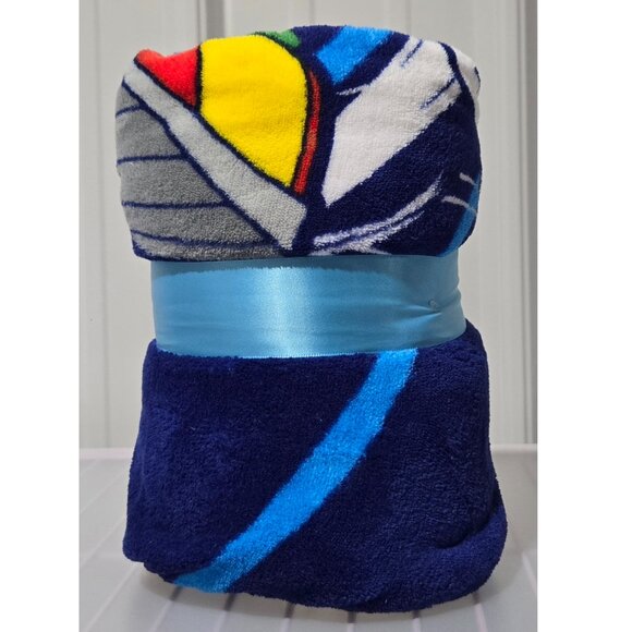 Sonic The Hedgehog Race Off Super Soft Fleece Kids' Throw Blanket 46" x 60" - Picture 2 of 5